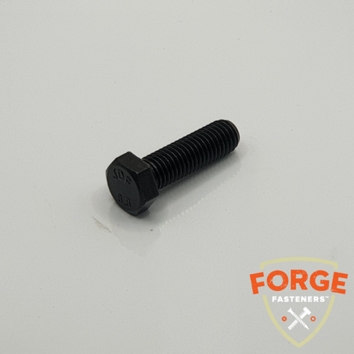 Hex Head Set Screw CL 8.8 Black (BULK)